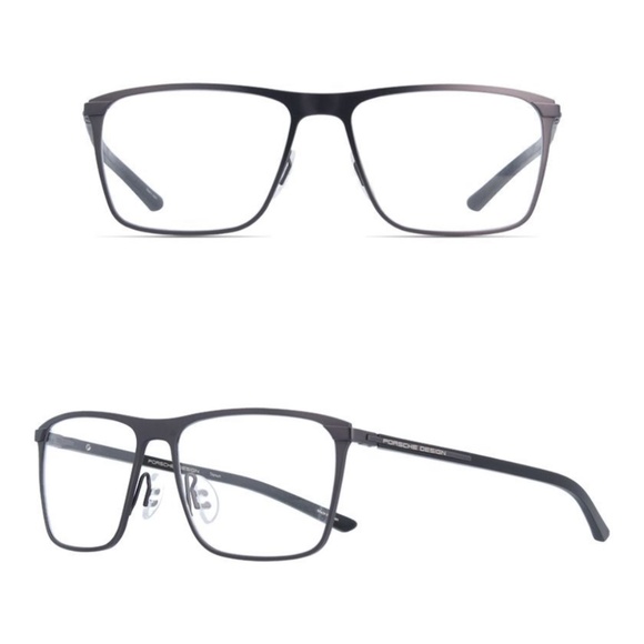 Porsche Design - P'8286-C 56-16-145 Dark Grey Light Titanium Rx Eyeglasses - Picture 1 of 4